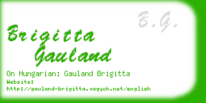 brigitta gauland business card